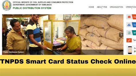 new smart card tamilnadu status|smart card status check online.